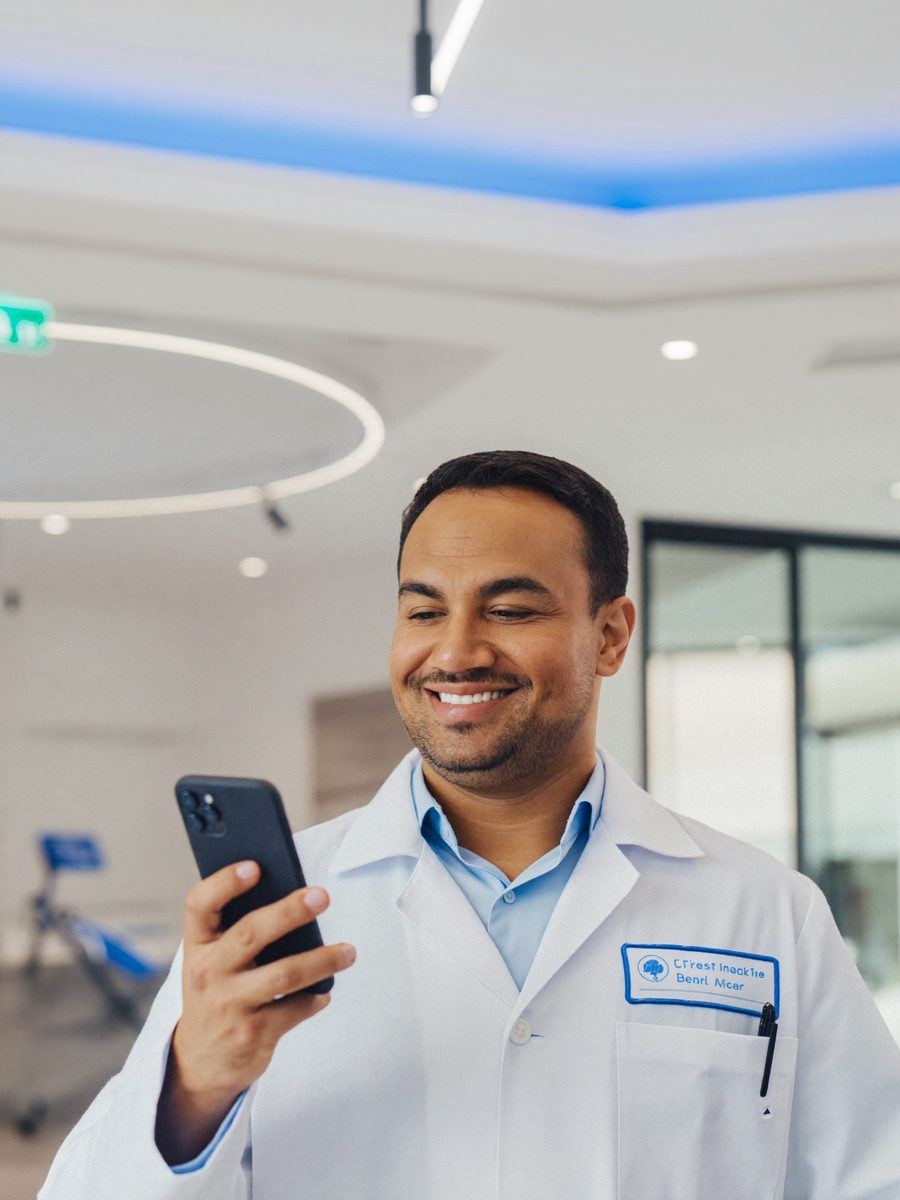 Consultorio médico usando UltraSoft
